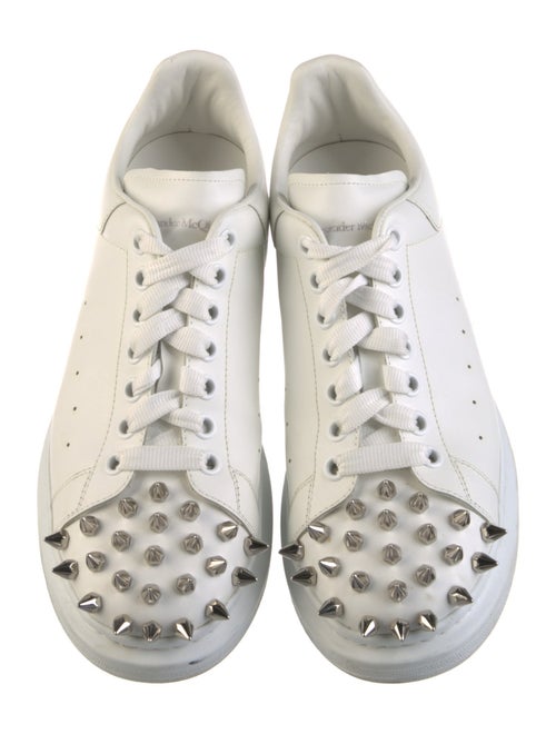 Alexander McQueen Leather Studded Accents Chunky Sneakers