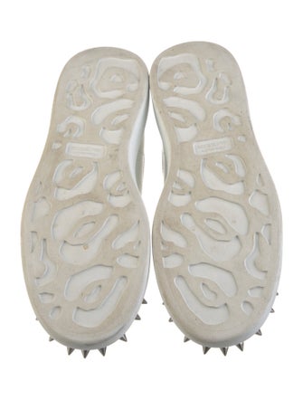Alexander McQueen Leather Studded Accents Chunky Sneakers