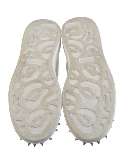 Alexander McQueen Leather Studded Accents Chunky Sneakers