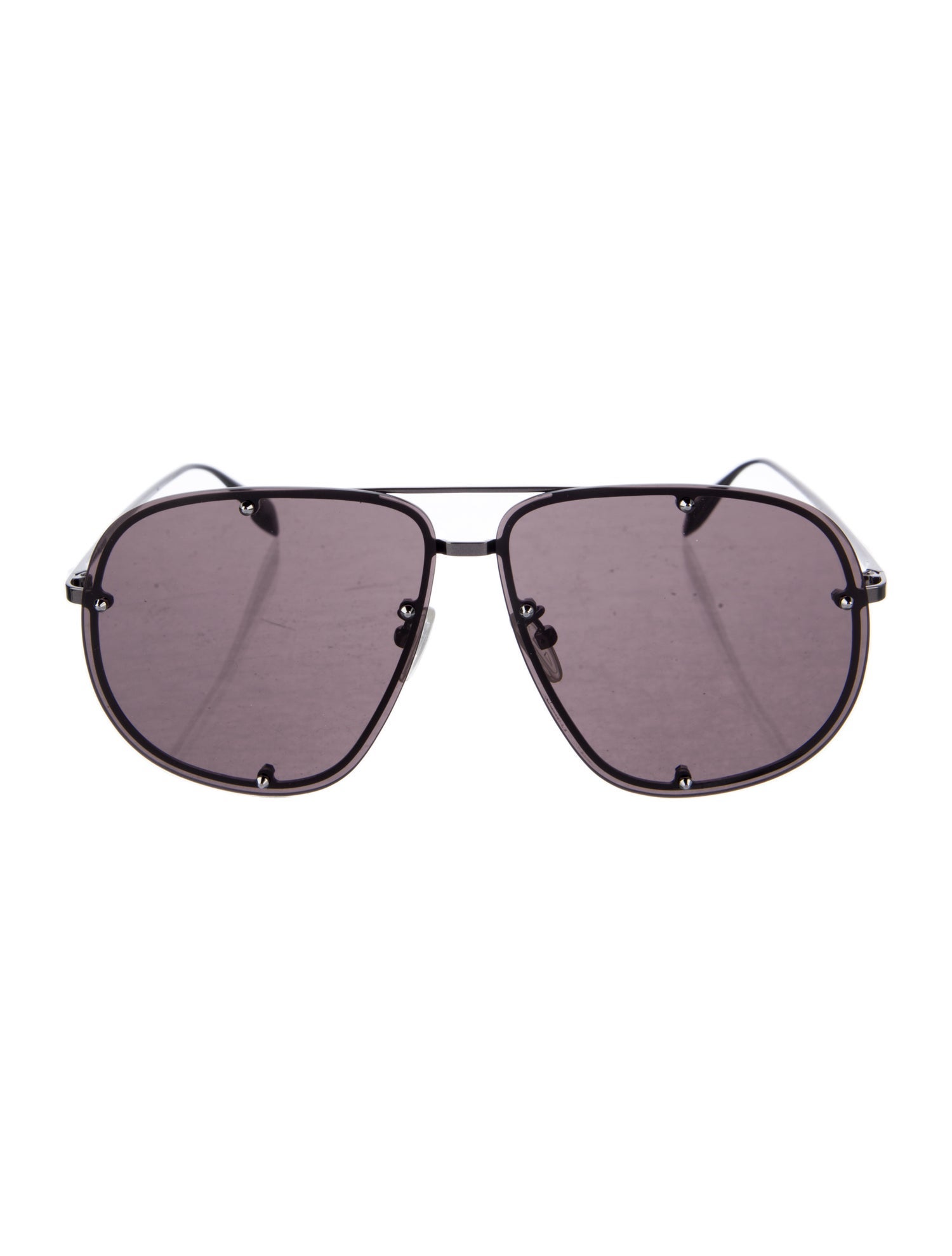 Alexander McQueen Aviator Tinted Sunglasses