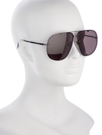 Alexander McQueen Aviator Tinted Sunglasses