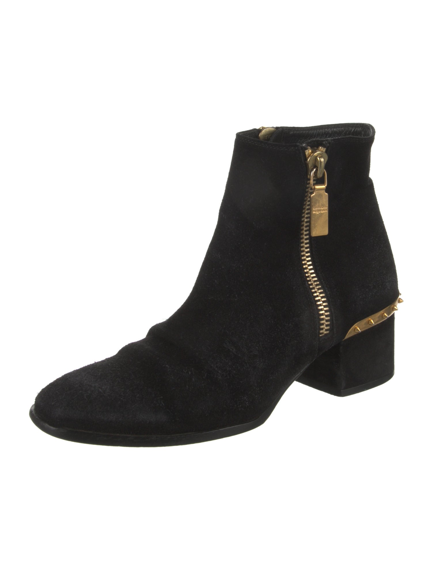 Alexander McQueen Skull Suede Boots
