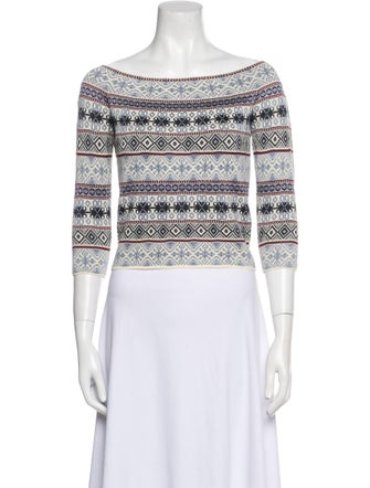 Alexander McQueen Silk Printed Crop Top