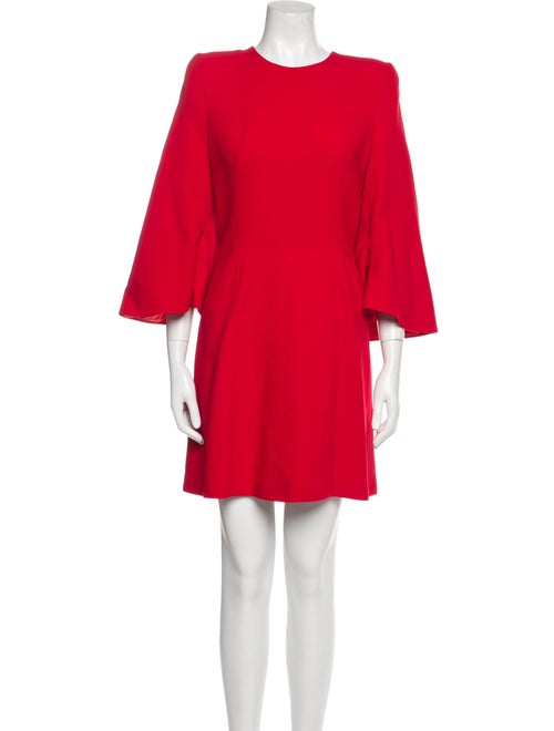 Alexander McQueen Crew Neck Mini Dress