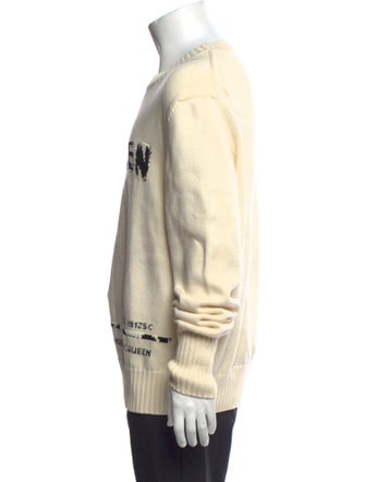 Alexander McQueen Graphic Print Crew Neck Pullover