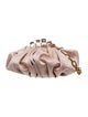 Alexander McQueen Satin Knuckle Skull Clutch
