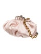 Alexander McQueen Satin Knuckle Skull Clutch