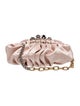 Alexander McQueen Satin Knuckle Skull Clutch