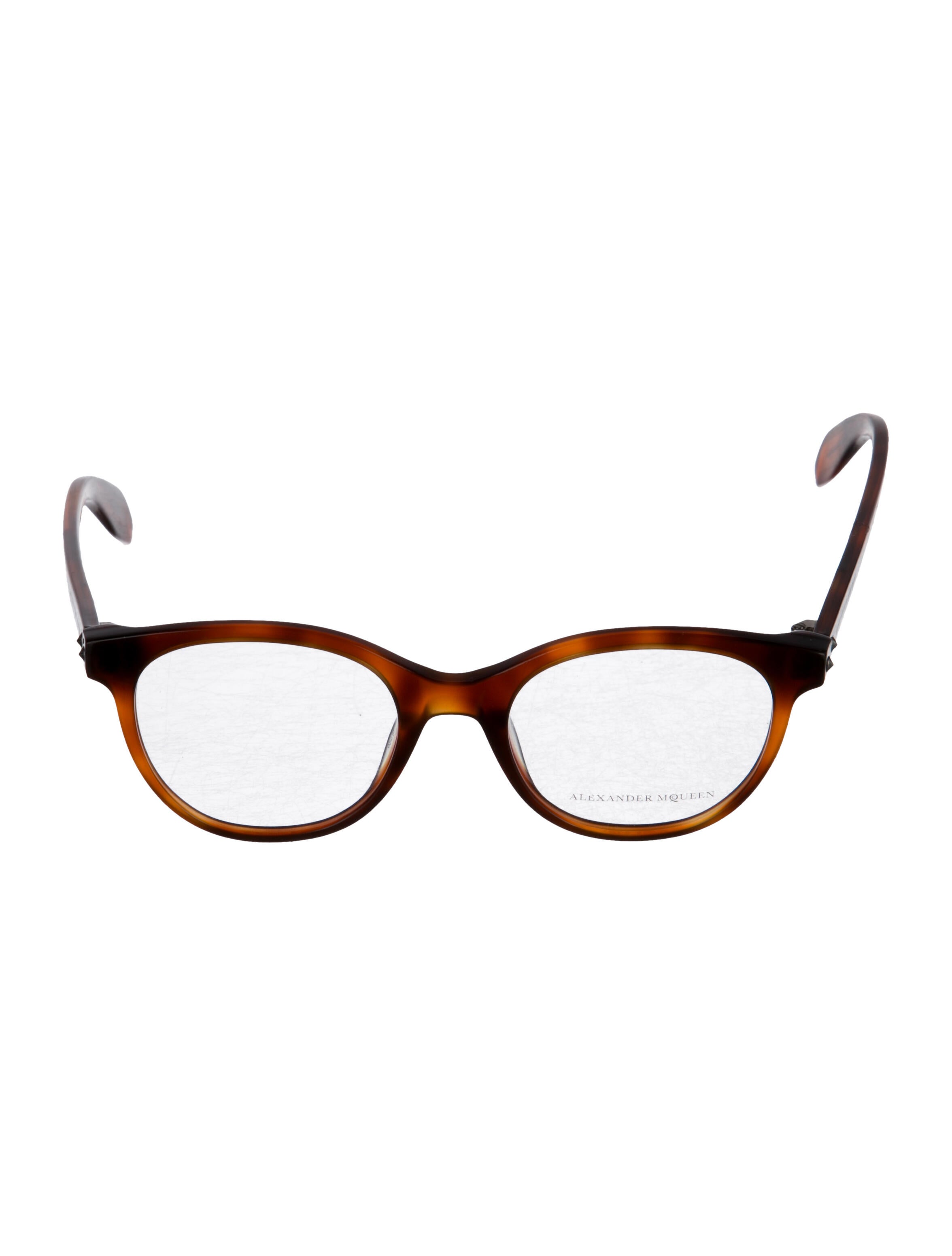 Alexander McQueen Round Eyeglasses