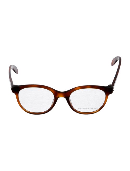 Alexander McQueen Round Eyeglasses