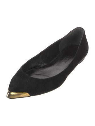 Alexander McQueen Suede Ballet Flats