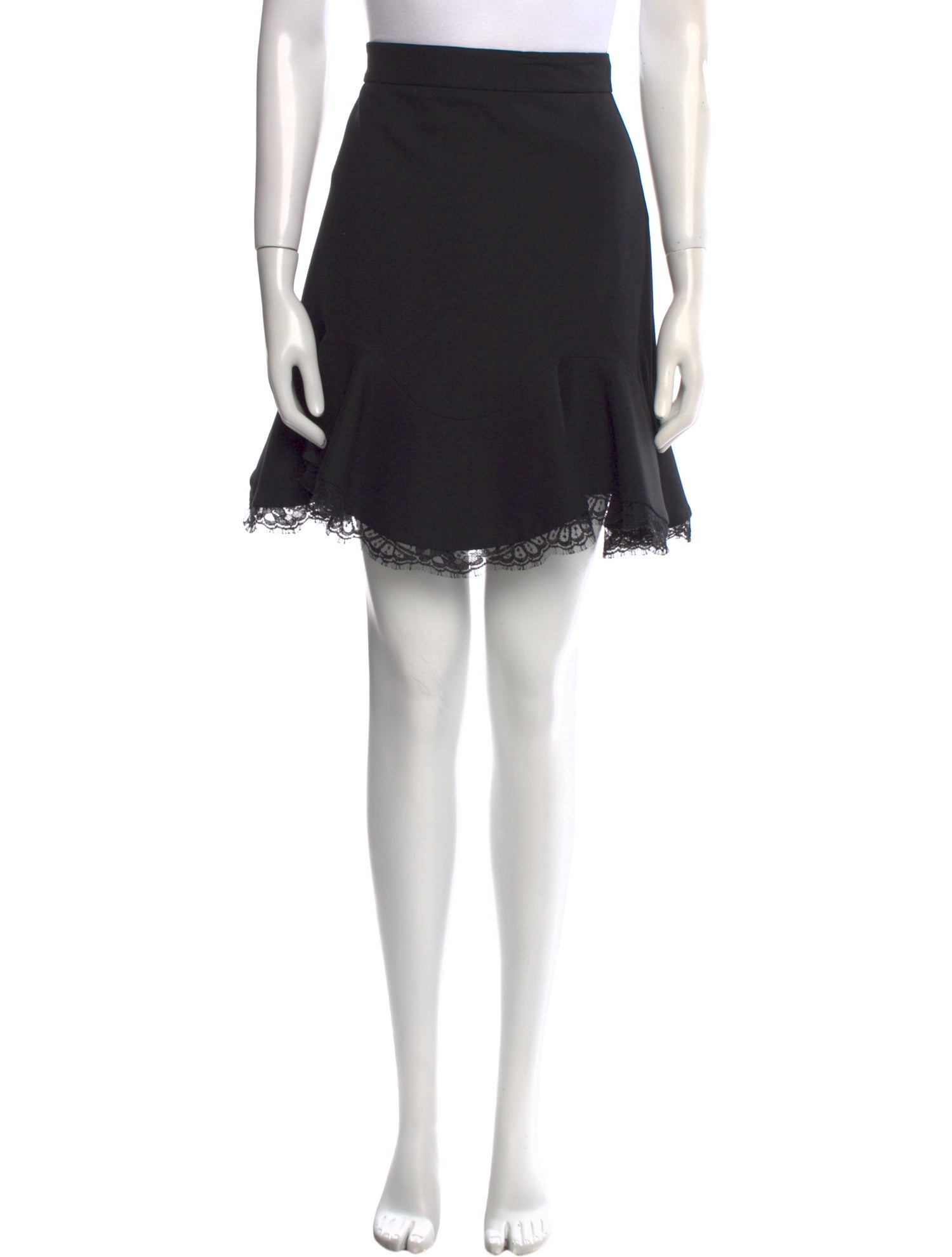 Alexander McQueen Wool Mini Skirt