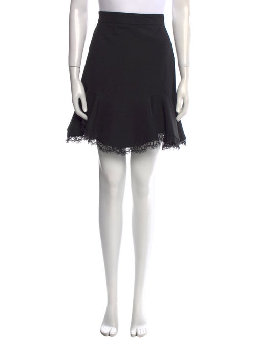 Alexander McQueen Wool Mini Skirt