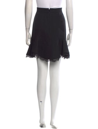 Alexander McQueen Wool Mini Skirt