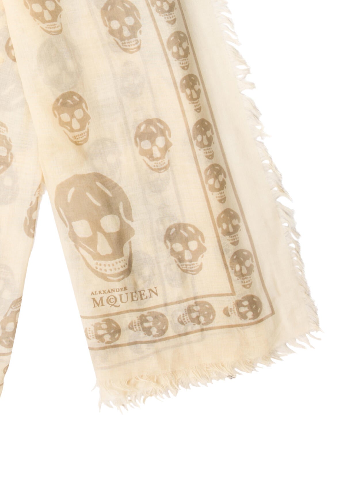 Alexander McQueen Skull Printed Scarf