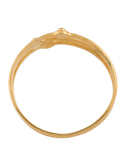 Alexander McQueen Triple Skull Bangle Bracelet