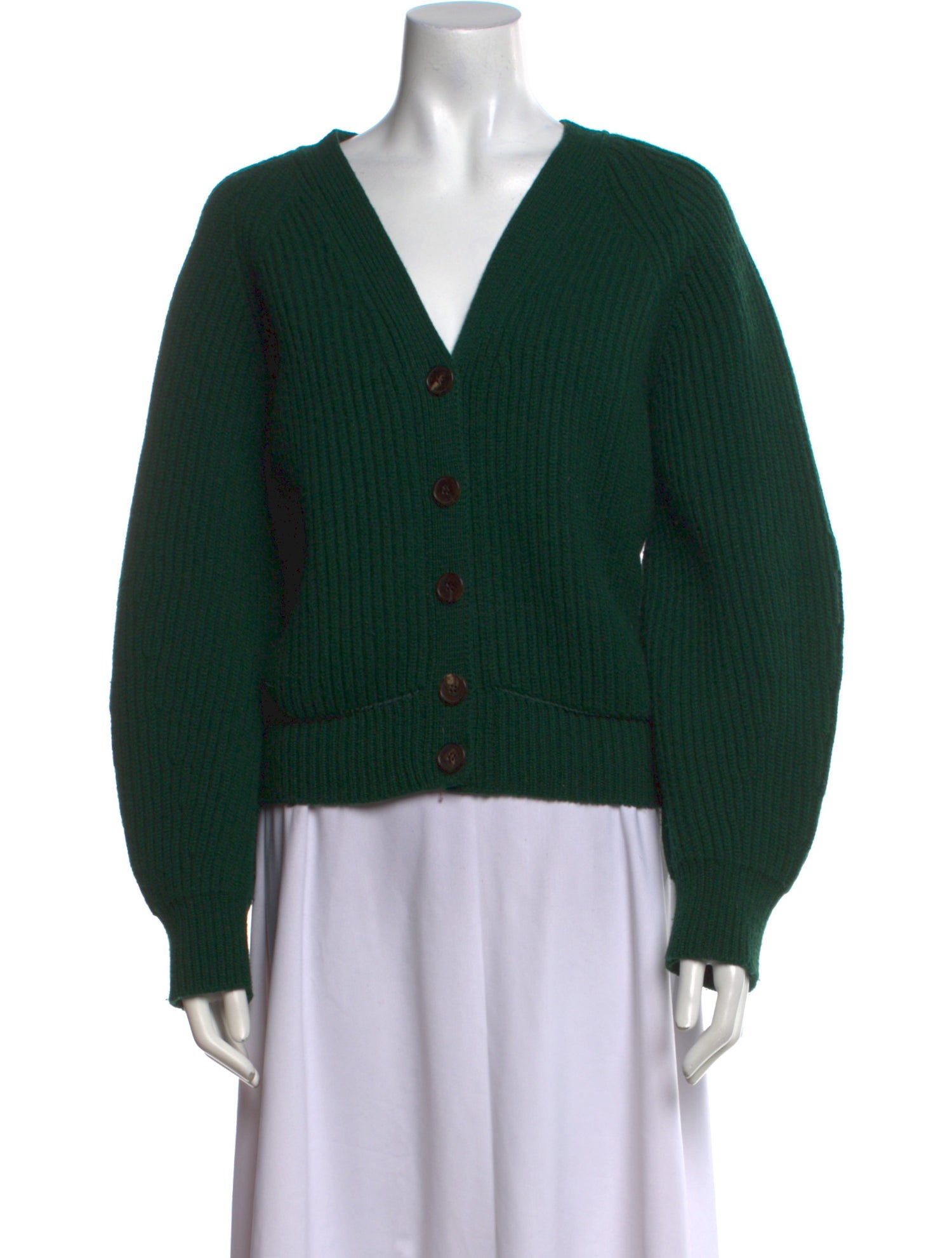 Alexander McQueen Wool V-Neck Sweater