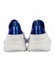 Alexander McQueen Denim Colorblock Pattern Sneakers