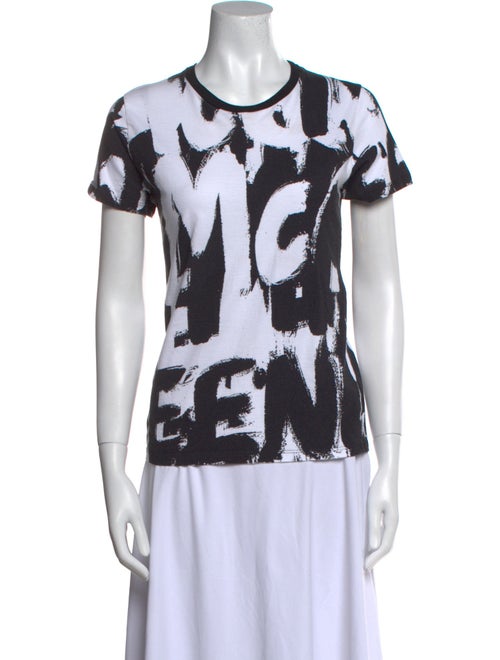 Alexander McQueen Printed Crew Neck T-Shirt