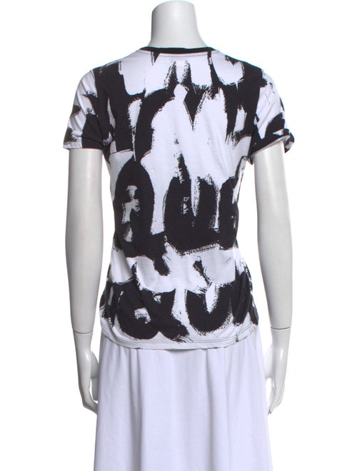 Alexander McQueen Printed Crew Neck T-Shirt