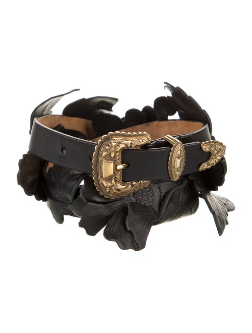 Alexander McQueen Leaf Waist Belt Wide Belt
