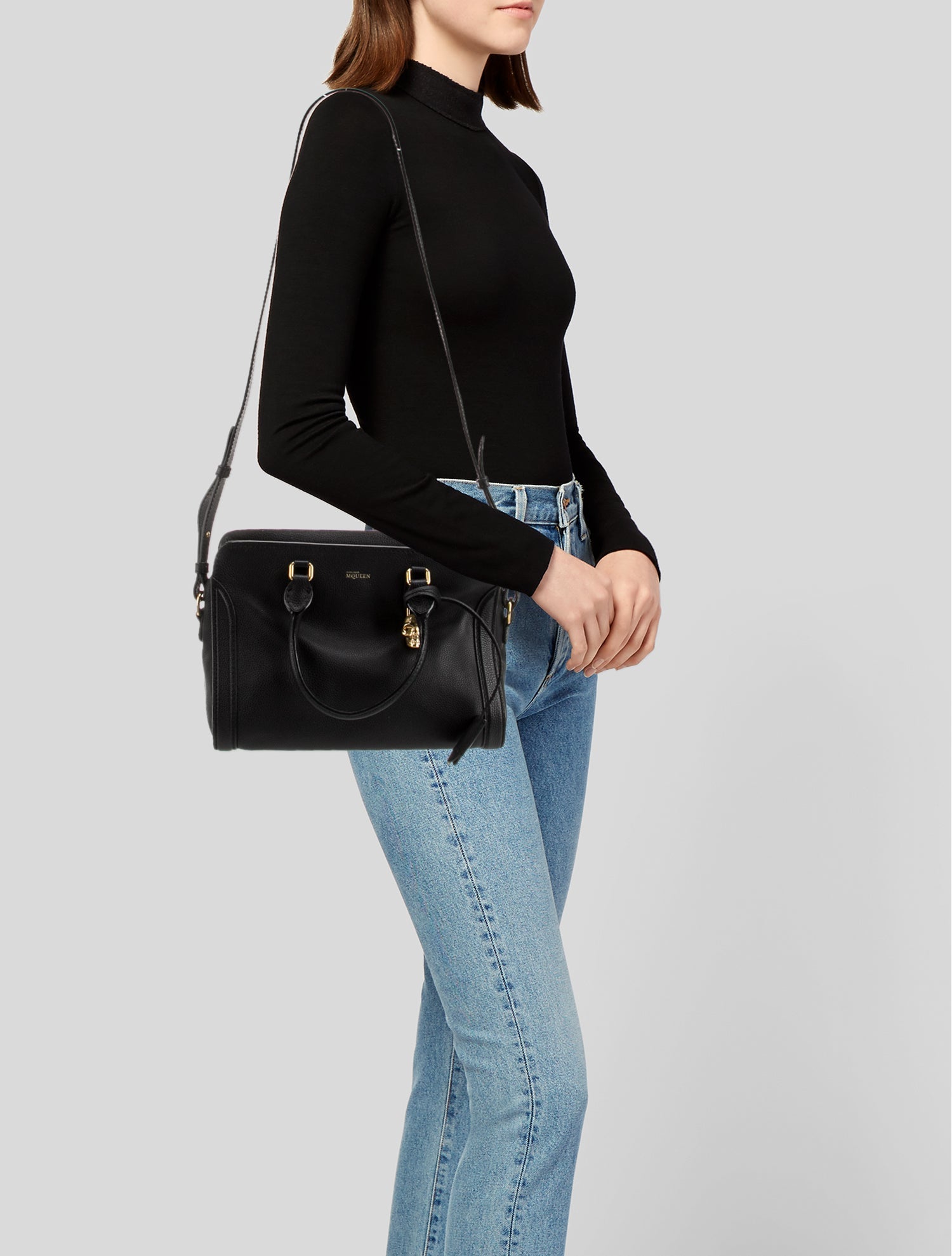 Alexander McQueen Skull Top Handle Bag