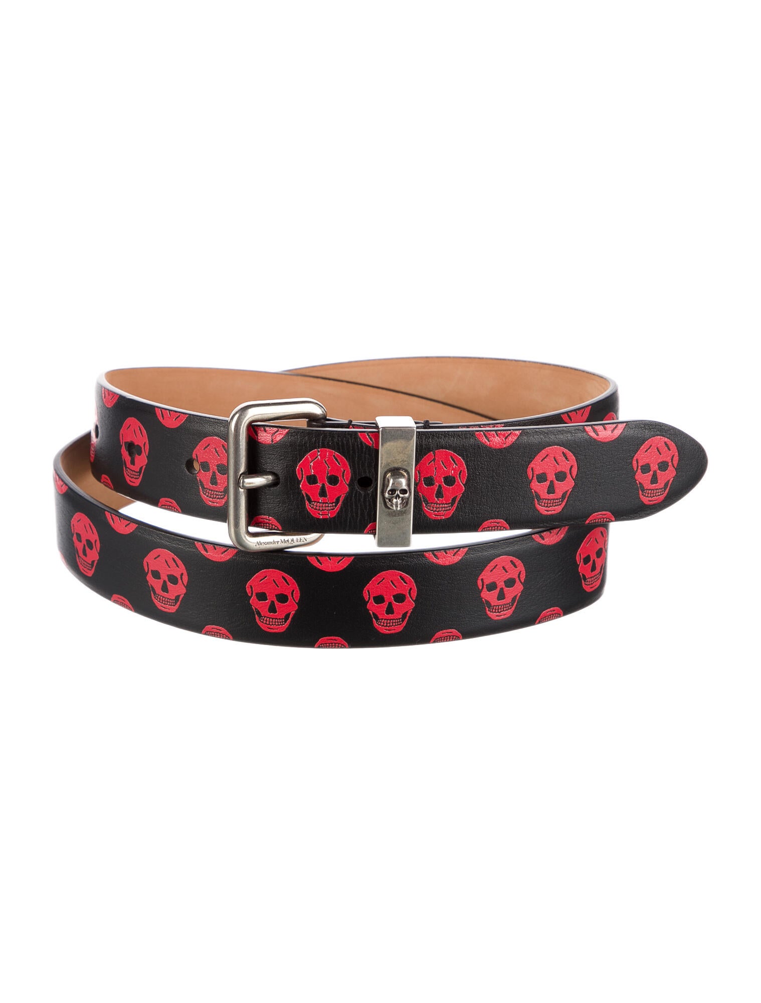 Alexander McQueen Skinny Leather Belt