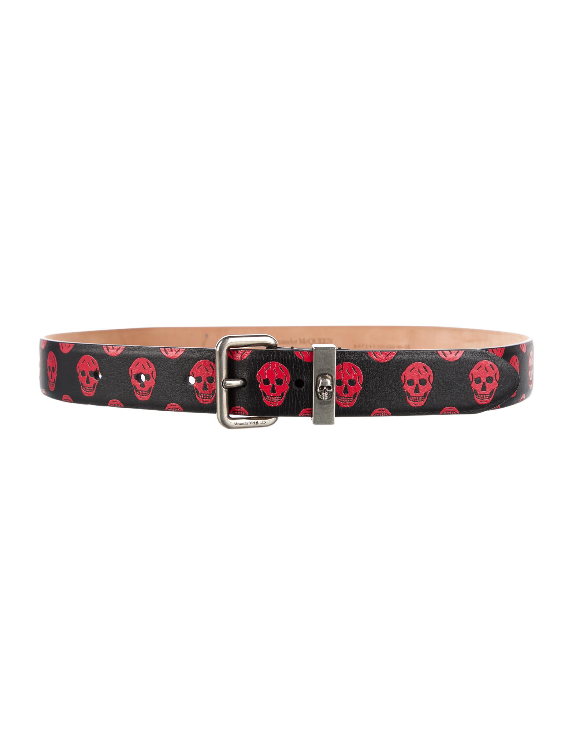 Alexander McQueen Skinny Leather Belt