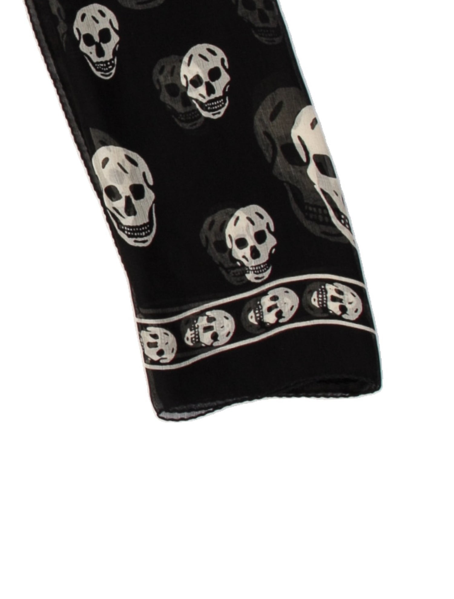 Alexander McQueen Silk Skull Scarf