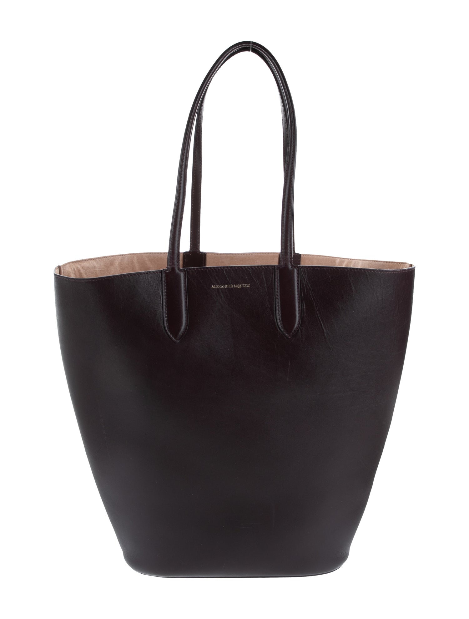 Alexander McQueen Leather Bucket Bag