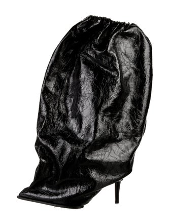 Alexander McQueen Leather Western Boots