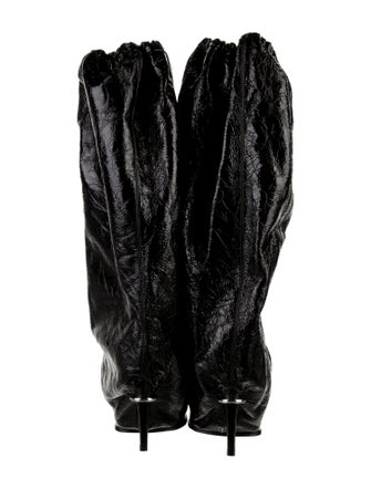 Alexander McQueen Leather Western Boots