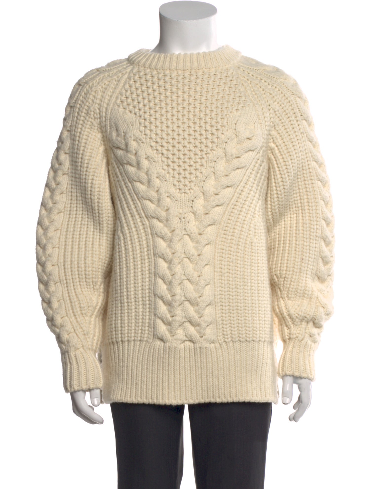 Alexander McQueen Wool Crew Neck Pullover
