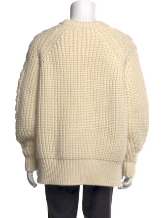 Alexander McQueen Wool Crew Neck Pullover
