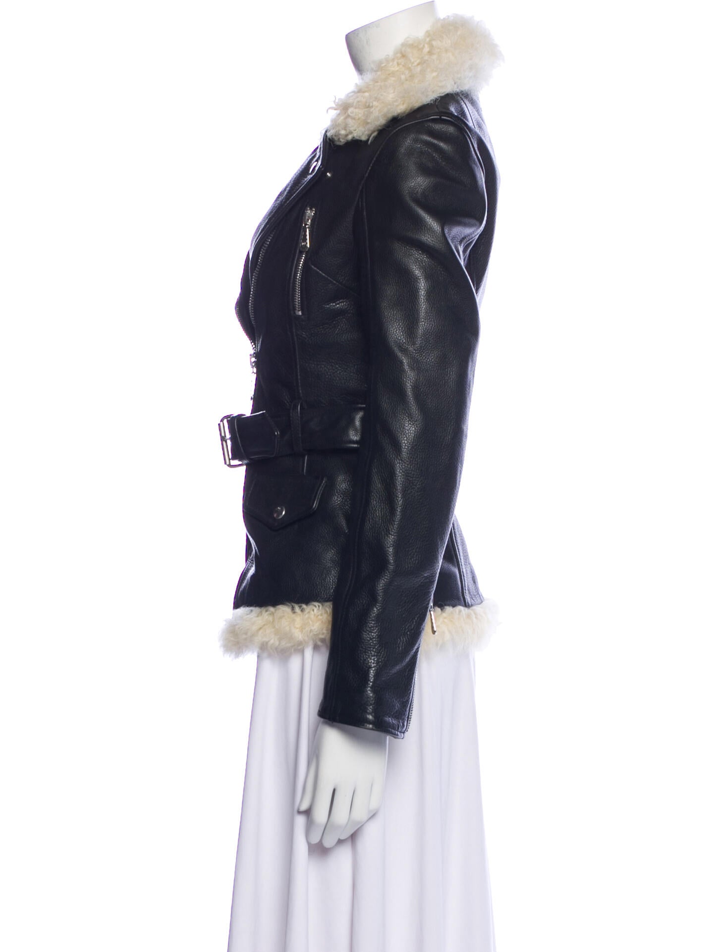 McQ Alexander McQueen Shearling Fur Jacket