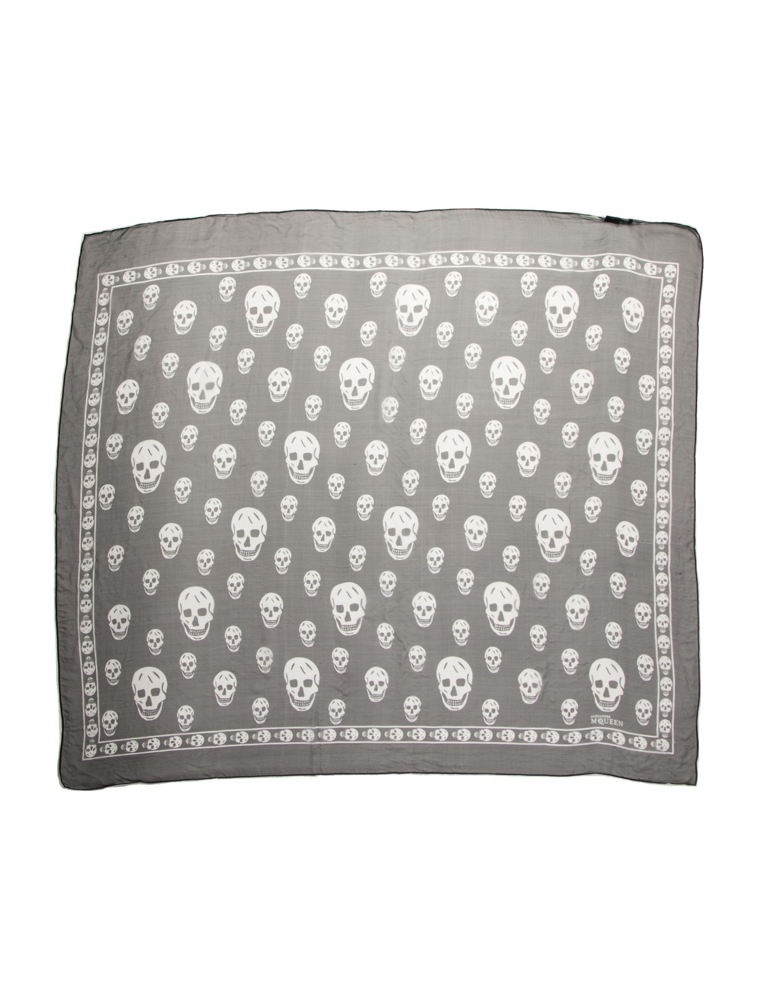 Alexander McQueen Silk Skull Scarf