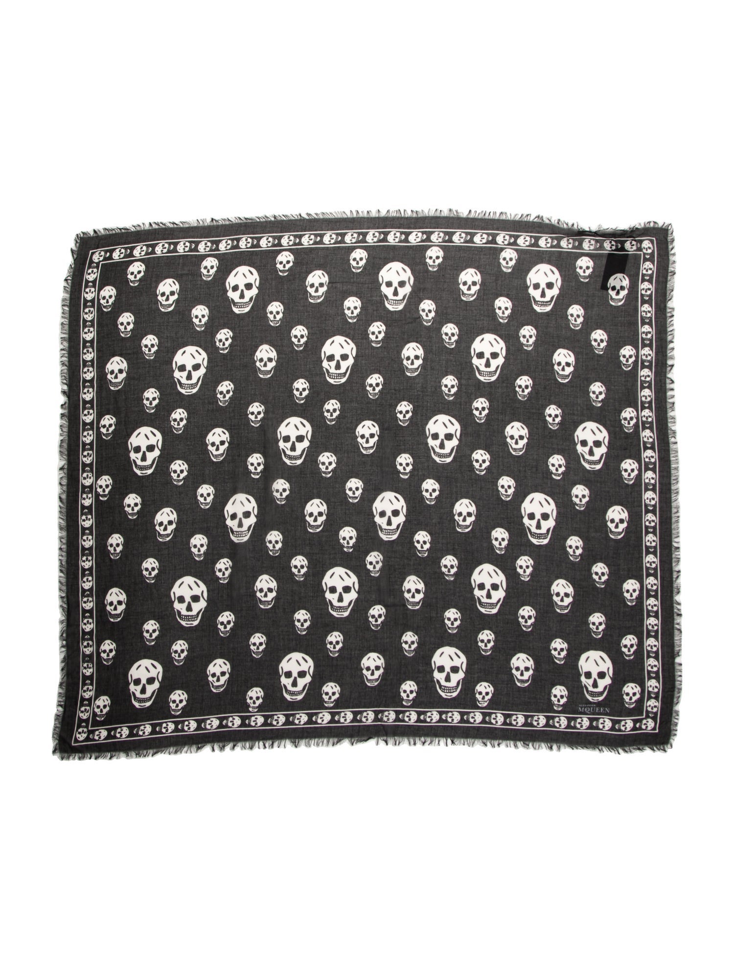 Alexander McQueen Silk Skull Scarf