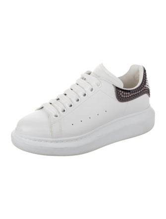 Alexander McQueen Leather Studded Accents Sneakers