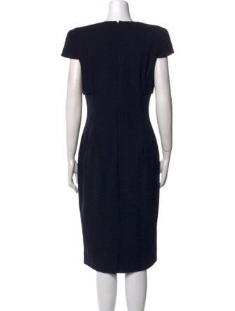 Alexander McQueen Wool Midi Length Dress