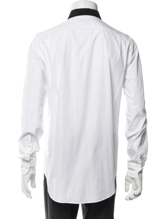 Alexander McQueen Skull Colorblock Pattern Shirt