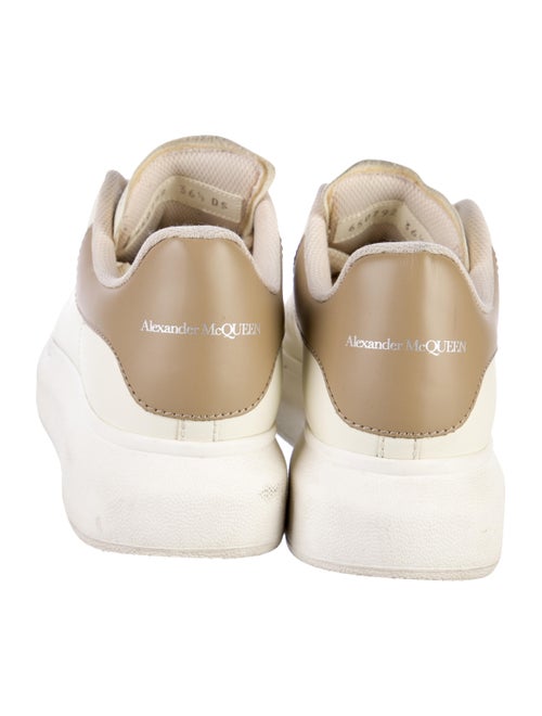 Alexander McQueen Leather Mesh Accents Sneakers