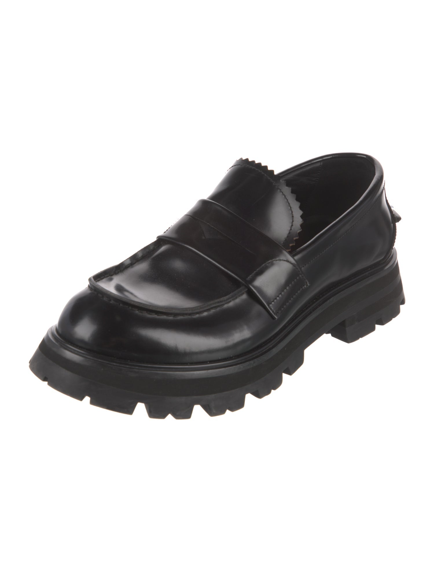 Alexander McQueen Leather Loafers