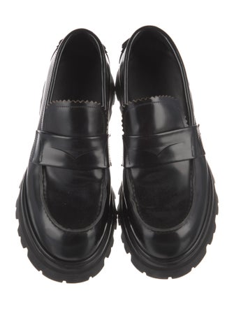 Alexander McQueen Leather Loafers
