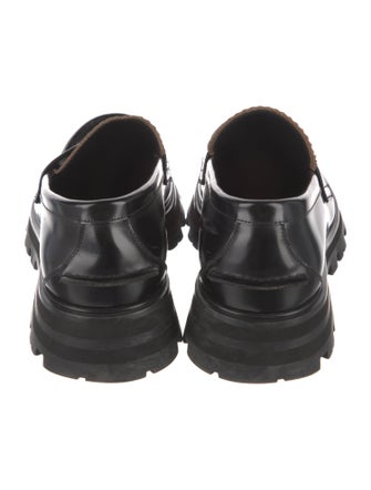 Alexander McQueen Leather Loafers