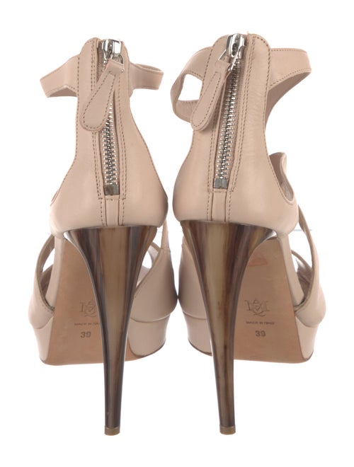 Alexander McQueen Leather T-Strap Pumps