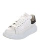 Alexander McQueen Leather Colorblock Pattern Sneakers