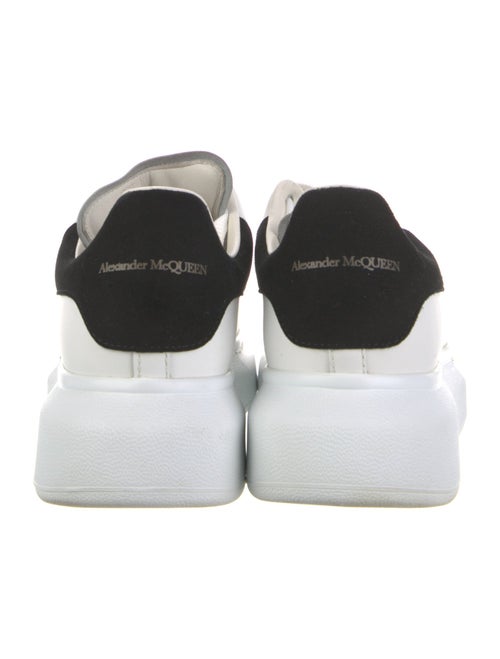 Alexander McQueen Leather Colorblock Pattern Sneakers