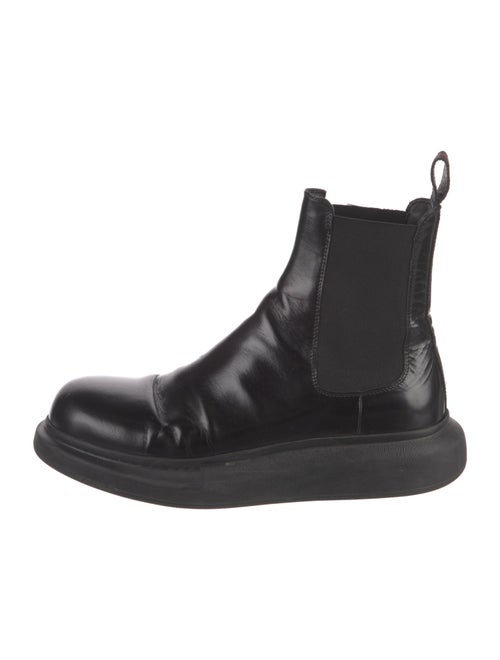 Alexander McQueen Leather Chelsea Boots