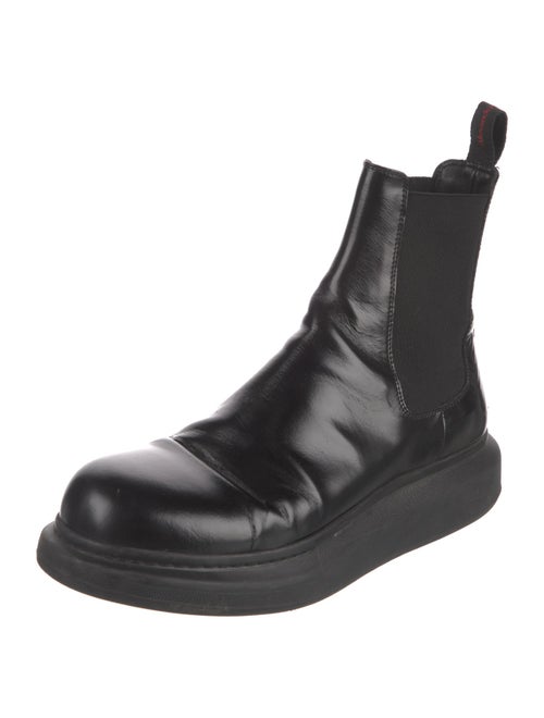 Alexander McQueen Leather Chelsea Boots