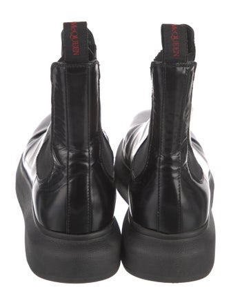Alexander McQueen Leather Chelsea Boots
